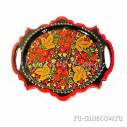 деревянный поднос хохлома